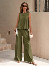 Load image into Gallery viewer, Sleeveless Tank/Pant Set
