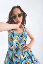 Load image into Gallery viewer, Jeanne Romper - Mint/Navy
