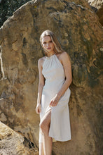 Load image into Gallery viewer, Pearl Halter Dress - Natural
