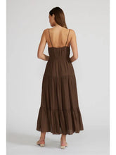 Load image into Gallery viewer, Eliana Tiered Dress - Brown
