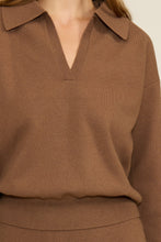 Load image into Gallery viewer, Julie Polo Sweater - Brown (SW4669)
