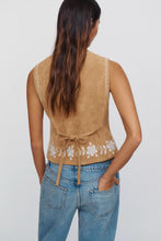 Load image into Gallery viewer, Samara Suede Vest - Camel (Style PW2272T)
