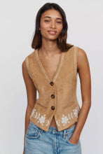 Load image into Gallery viewer, Samara Suede Vest - Camel (Style PW2272T)
