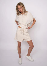 Load image into Gallery viewer, Dua Soft Knit Zip Pullover - Border Blue - Shell Pink - Stone - Style 57T591S)
