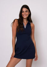 Load image into Gallery viewer, Johnny Sport Mini Dress - Petal Pink - Sea Blue (Style # 57TD198SO)
