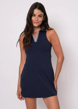 Load image into Gallery viewer, Johnny Sport Mini Dress - Petal Pink - Sea Blue (Style # 57TD198SO)
