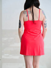Load image into Gallery viewer, Eugene Sport Mini Dress - Cherry - Black (Style # 57TD200SO)
