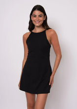Load image into Gallery viewer, Eugene Sport Mini Dress - Cherry - Black (Style # 57TD200SO)
