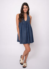 Load image into Gallery viewer, Karie Denim Mini Dress - Black (Style #57WD0684SO)
