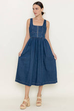 Load image into Gallery viewer, Denim Midi Dress - Dark Wash (DI9933FO)
