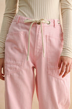 Load image into Gallery viewer, Striped Barrel Jeans
