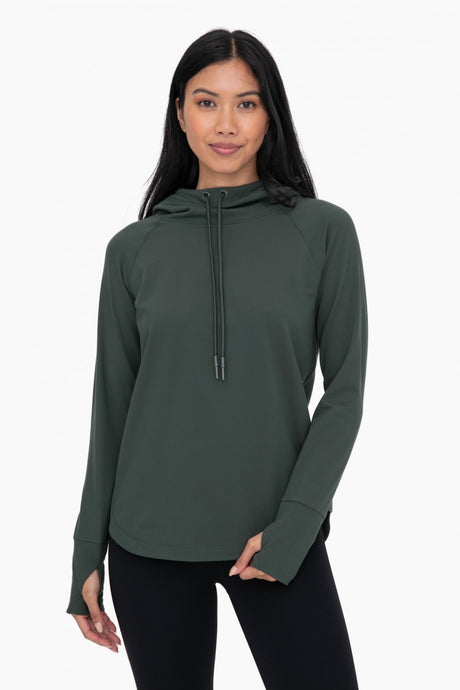 Active Hoodie w/ Thumbholes - Deep Forest