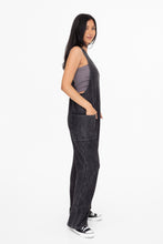 Load image into Gallery viewer, Mineral Washed Lounge Jumpsuit - Black or Natural
