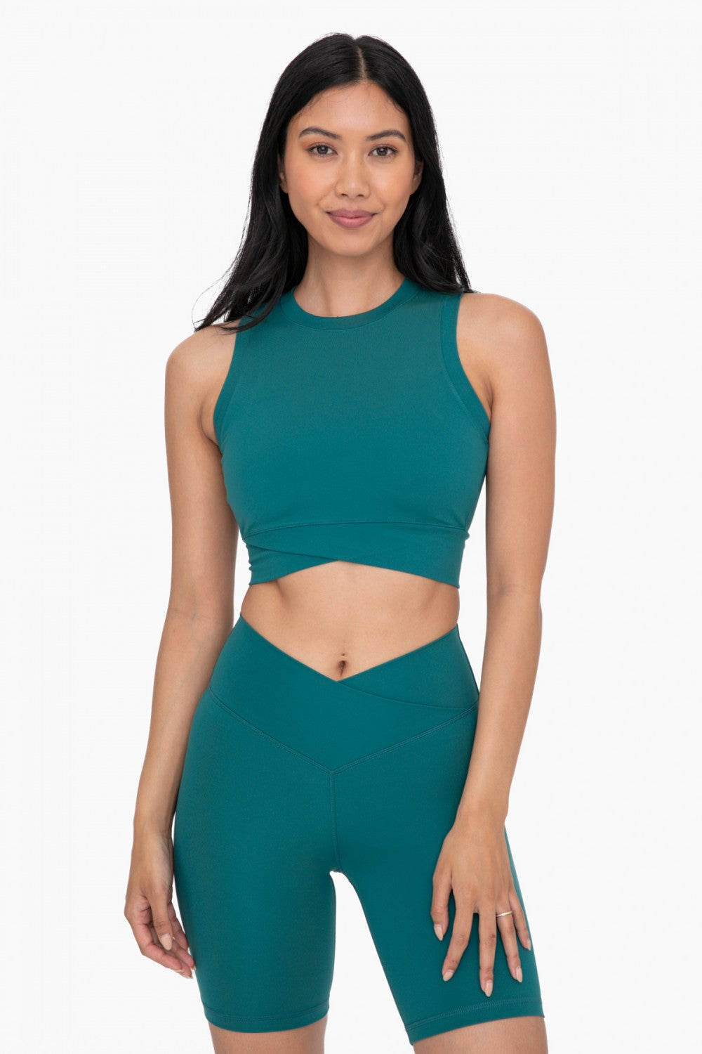 Venice Crossover Active Top - Black - Deep Taupe - White - Lavender - Blue Palm
