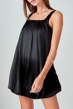 Load image into Gallery viewer, Sleeveless Balloon Mini Dress - Black (Style: AY814D)
