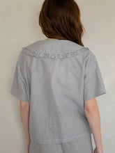 Load image into Gallery viewer, Abby Blouse - Black Stripe
