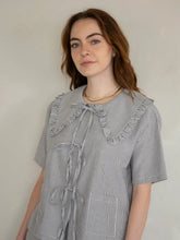 Load image into Gallery viewer, Abby Blouse - Black Stripe
