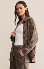 Load image into Gallery viewer, All Day Leopard Knit Jacket - Desert Tan
