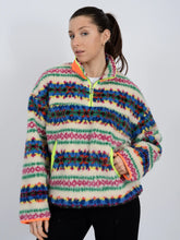 Load image into Gallery viewer, Alta Sherpa 1/4 Zip Pullover Jacket - Cream/Multi
