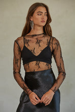 Load image into Gallery viewer, Aubrey Lace Top - Ivory or Black
