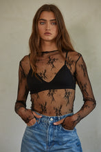 Load image into Gallery viewer, Aubrey Lace Top - Ivory or Black
