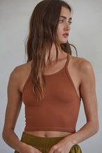 Load image into Gallery viewer, Knock Out Ribbed Halter Tank
