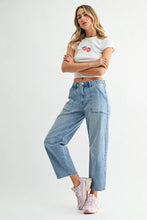 Load image into Gallery viewer, Utility Seamed Barrel Jeans
