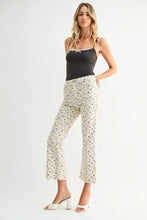 Load image into Gallery viewer, Cropped Demi Flare Jeans - Floral Print (BP370J-A)

