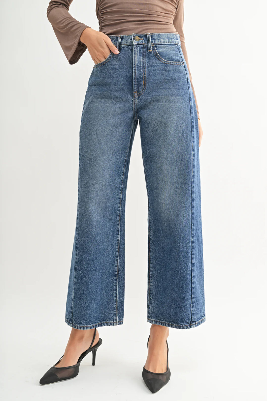 Barrel Twist Jeans - Dark Denim