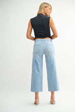 Load image into Gallery viewer, Petite Palazzo Jeans - Light Denim - Dark Denim
