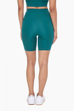 Load image into Gallery viewer, Venice Crossover Waist Biker Short - Palm Blue
