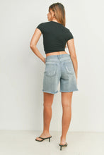 Load image into Gallery viewer, HR Bermuda Shorts - Light Wash
