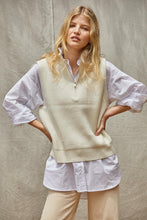 Load image into Gallery viewer, Bethany Sweater Vest - Ivory 
