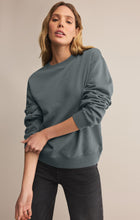 Load image into Gallery viewer, Boyfriend Cotton Sweatshirt - Storm Cloud
