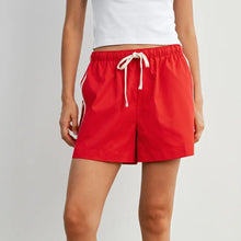 Load image into Gallery viewer, Striped Track Shorts - Red / White (BMP8018)
