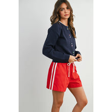 Load image into Gallery viewer, Striped Track Shorts - Red / White (BMP8018)
