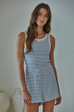 Load image into Gallery viewer, Alexys Shorts - Ivory/Blue Stripe (Style L9465B)
