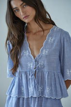 Load image into Gallery viewer, Celestine Top - Light Blue (Style L9209T)
