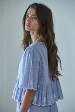 Load image into Gallery viewer, Celestine Top - Light Blue (Style L9209T)
