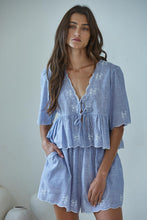 Load image into Gallery viewer, Celestine Shorts - Light Blue (Style L9209B)

