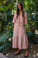 Load image into Gallery viewer, Dafne Eyelet Top - Pink (Style L9471T)

