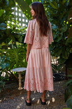 Load image into Gallery viewer, Dafne Eyelet Top - Pink (Style L9471T)
