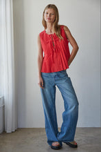 Load image into Gallery viewer, Davina Tie Top - Red (Style L9581)
