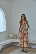 Load image into Gallery viewer, Palm Spring Midi Dress - Desert Tan Multi (Style L9342)
