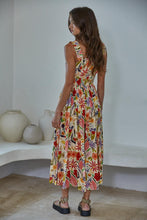 Load image into Gallery viewer, Palm Spring Midi Dress - Desert Tan Multi (Style L9342)
