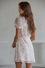 Load image into Gallery viewer, Petale Mini Dress - Cream Multi (Style L9571)
