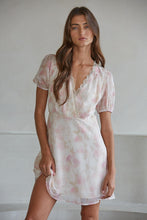 Load image into Gallery viewer, Petale Mini Dress - Cream Multi (Style L9571)
