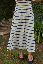 Load image into Gallery viewer, Sailor Flare Skirt - Red/Cream (Style # L9538B) or Navy/Cream (Style #L9538B)
