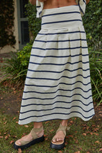 Load image into Gallery viewer, Sailor Flare Skirt - Red/Cream (Style # L9538B) or Navy/Cream (Style #L9538B)
