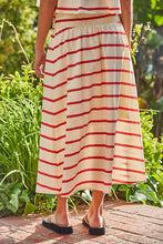 Load image into Gallery viewer, Sailor Flare Skirt - Red/Cream (Style # L9538B) or Navy/Cream (Style #L9538B)
